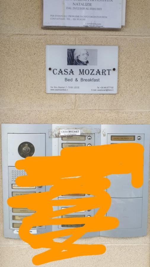 Casa Mozart B&B Lecce Eksteriør bilde